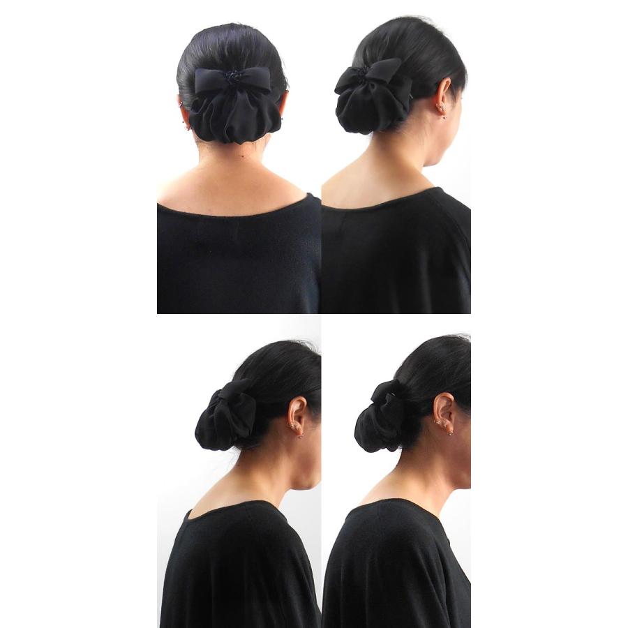 リボン バレッタ ネット付 ジョーゼント ビーズ付オーバーネット シニヨン 日本製 Rva 4750 ウィッグと和装つけ毛のアゼリア 通販 Yahoo ショッピング