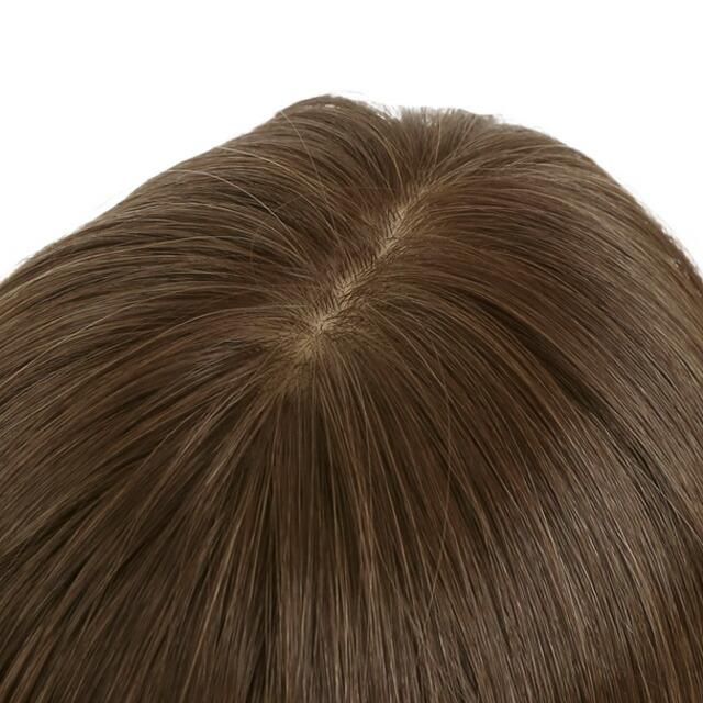部分 ウィッグ 白髪隠し 頭頂部 トップ カバー ヘアピース ロング つけ髪 つけ毛 女性 カツラ 白髪かくし 薄毛隠し 50代 60代 母の日 |  | 07