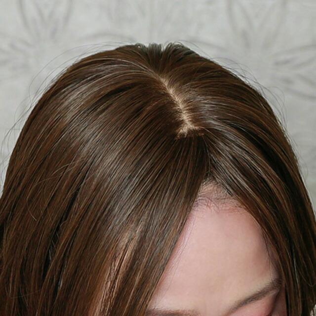 ウィッグ 部分 白髪隠し 頭頂部 女性 かつら カツラ トップ カバー ヘアピース ロング つけ髪 白髪かくし 薄毛隠し つむじ 自然 60代 母の日 |  | 13