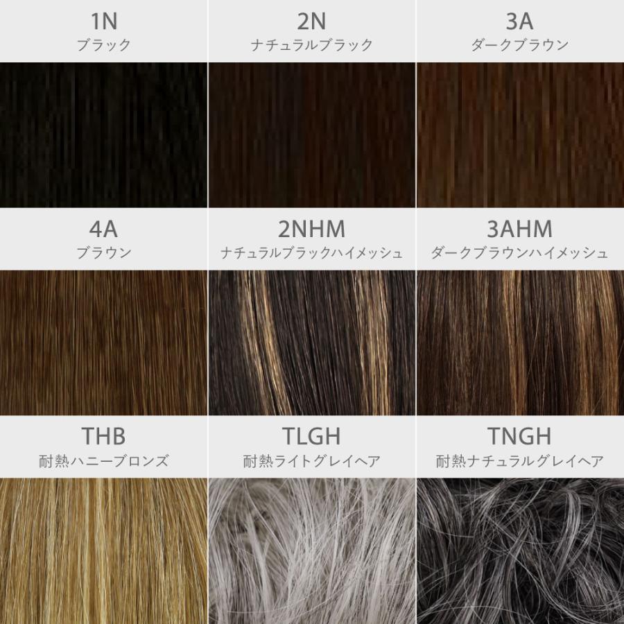 部分ウィッグ  カバーピース ヘアピース 白髪隠し つけ髪 頭頂部 ミセス メッシュ 薄毛隠し グレーヘア 母の日 40代 50代 60代 70代 ロング約50cm |  | 15