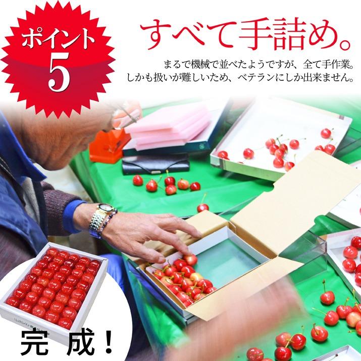 さくらんぼ 紅秀峰 300g 特秀品 鏡詰め ギフト 贈答 3Lサイズ 山形 山形県産 お取り寄せ フルーツ サクランボ チェリー さくらんぼ 送料無料 果物_6