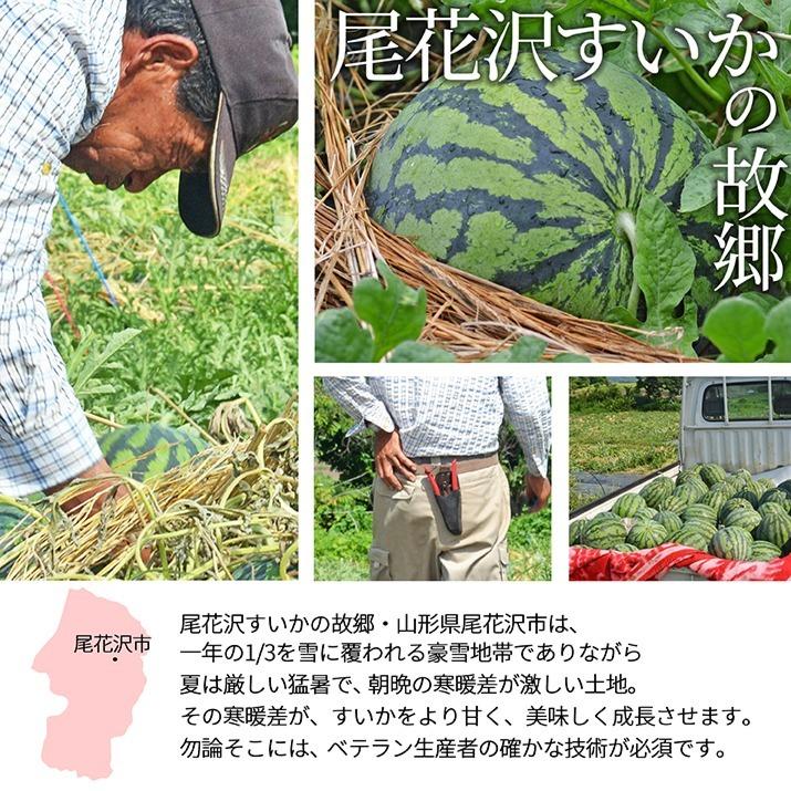 お中元 すいか 秀品 4Lから5L 9kg以上 1玉 尾花沢産 スイカ 大玉 贈答 自家用 甘い シャリシャリ 送料無料 遠方送料加算 |  | 04