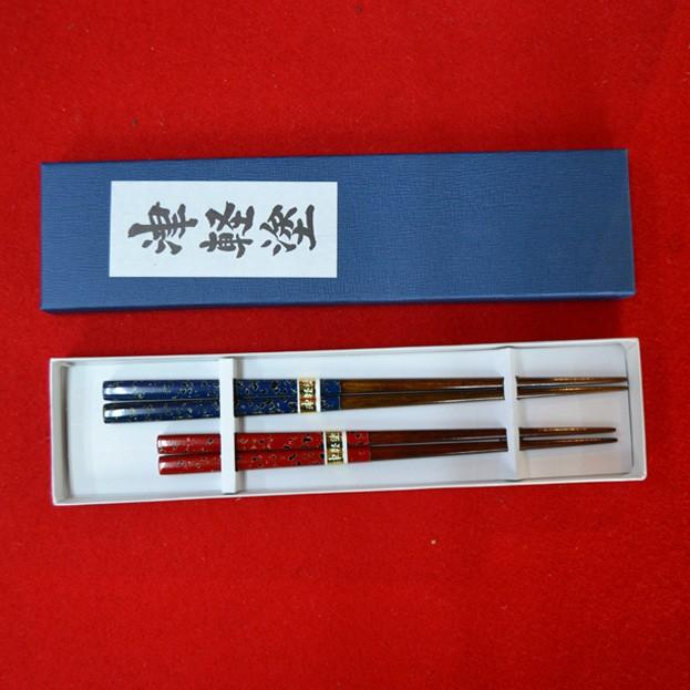 伝統工芸品・津軽塗箸！ 結婚祝い プレゼントに最適なはし！津軽変塗