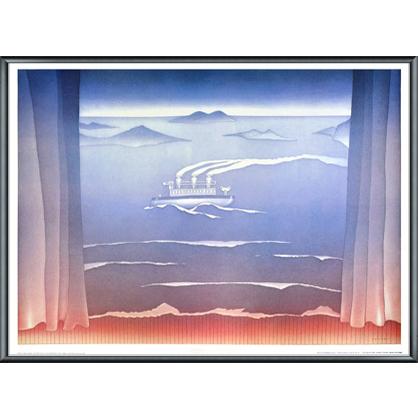 TGhe other journey 1979（ジャン ミシェル フォロン） 額装品 アルミ