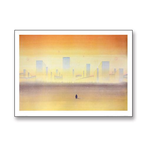 MUSSE ホビー・楽器・アート 額装済/alone 1975/ジャン ミシェル