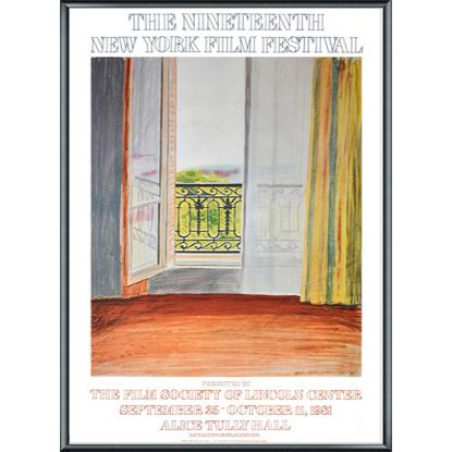 Window Grand Hotel Vittel 1970/デビット ホックニー/額装済