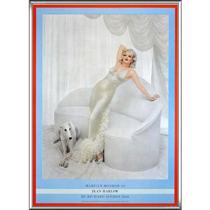 額装品/Marilyn Monroe as（リチャード アベドン） リチャードアベドン写真展ポスター「マリリンモンロー」マット加工