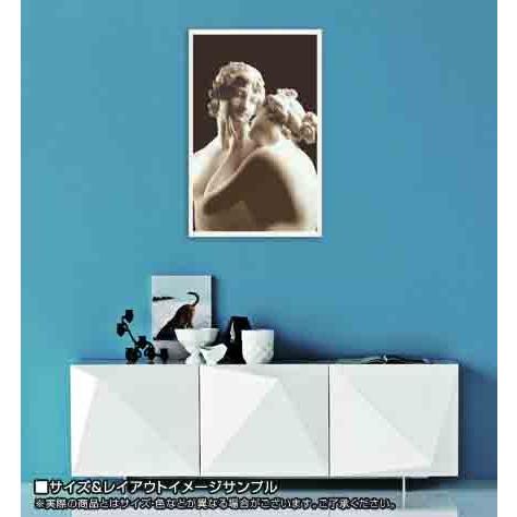 額装品/Lovers/アントニオ カノーヴァ/アート/ポスター/インテリア ポスター アート Lovers（アントニオ カノーヴァ） 額装品 ウッド