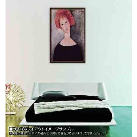 アメデオ・モディリアーニ 赤毛の女 立体複製名画 レプリカ 絵画 アメデオ・モディリアーニ 赤毛の女 立体複製名画 レプリカ 絵画