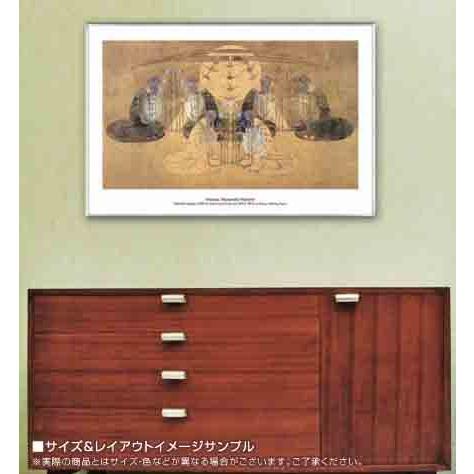 アート Moonlit Garden 1892-99（マクドナルド） 額装品 【Sizzix】 アルミ製ベーシックフレーム
