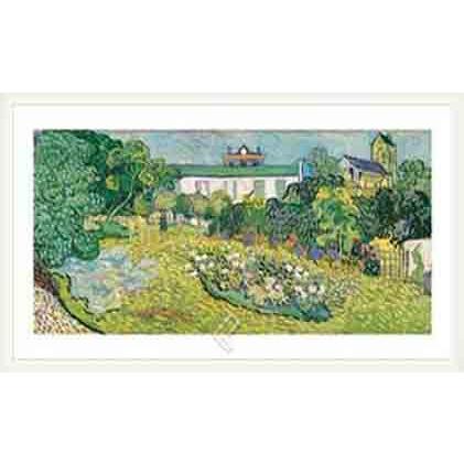 ポスター アート ドービニーの庭 1890（フィンセント ファン ゴッホ