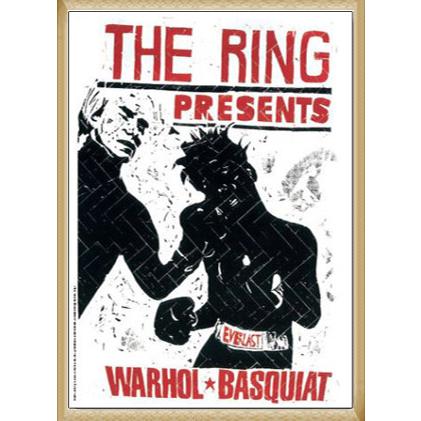 THE RING ウォーホル＆バスキア　2000（トーマス キルパー） 額装品 ウッドベーシックフレーム