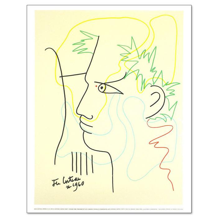 アートポスター ジャン・コクトー エキシビジョンポスター アートポスター ジャン・コクトー エキシビジョンポスター Amazon.co