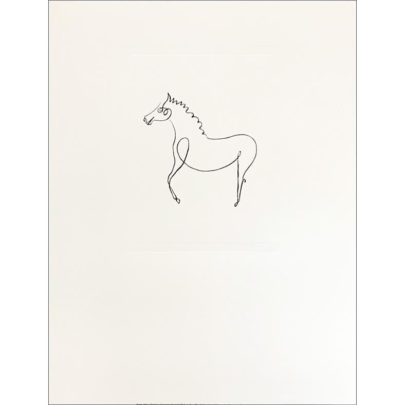 Horse Air（パブロ ピカソ） 額装品 Amazon.co.jp: 《名画アート The