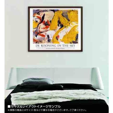 In the Sky（ウィリアム デ クーニング） 額装品 ウッドハイグレード 