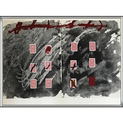 Cartas por la teresa 2 1974（アントニ タピエス） 額装品 アルミ製 