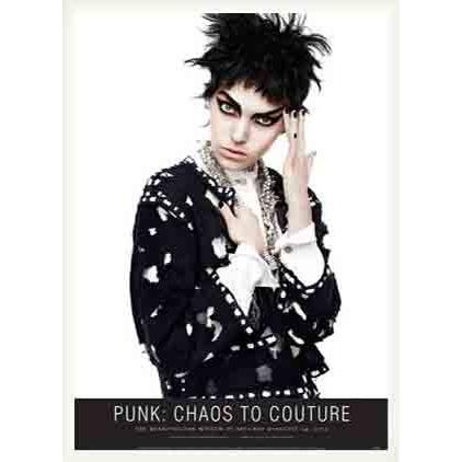 ポスター アート PUNK Chaos to Couture（カール ラガーフェルド） 額装品 ウッドベーシックフレーム