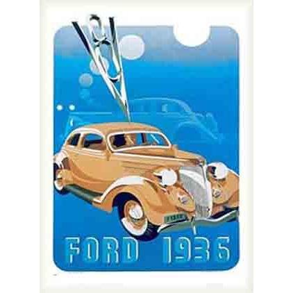 ポスター アート フォード、1936（アーティスト不明） 額装品 ウッドベーシックフレーム