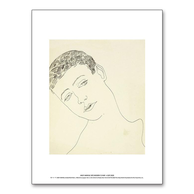 額装品/Unidentified Male exhibition（ウォーホル）