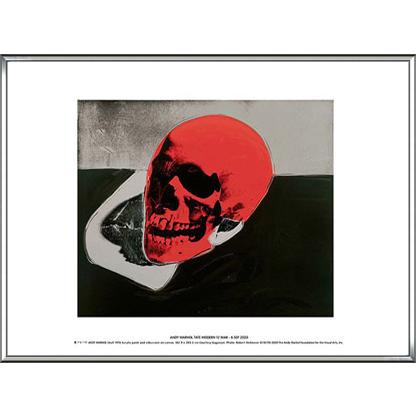 Skull (red) 1976 Exhibition/アンディ ウォーホル/額装済アンディ