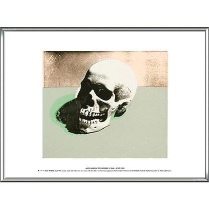 額装品/Skull (white) 1976 exhibition（ウォーホル） 額装品/Skull (white) 1976 exhibition（ウォーホル）