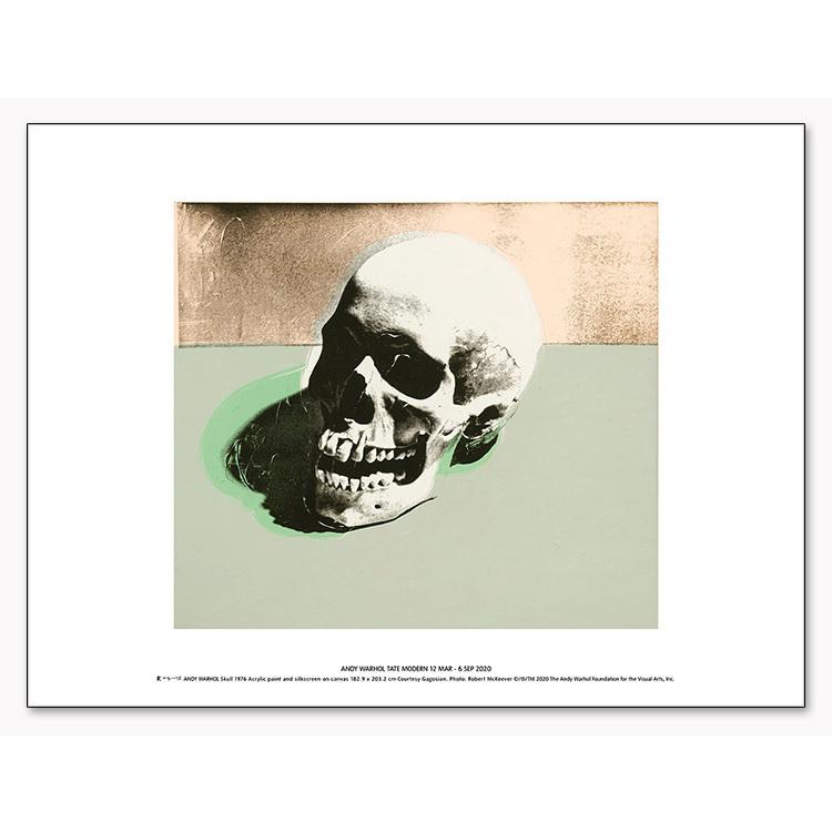 額装品/Skull (white) 1976 exhibition（ウォーホル） Skull (white) 1976 exhibition（アンディ ウォーホル） 額装品 アルミ