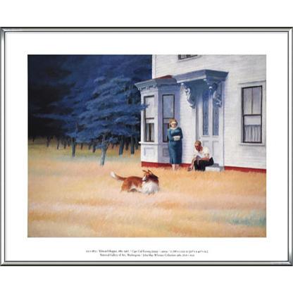Cape Cod Evening 1939（エドワード ホッパー） 額装品 アルミ製ハイ 