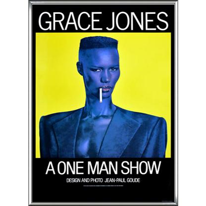 グレイス・ジョーンズ（ジャン ポール グード） 額装品 アルミ製ハイグレードフレーム