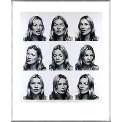 ポスター アート Kate Moss （ケイトモス）（コリン デイ） 額装品