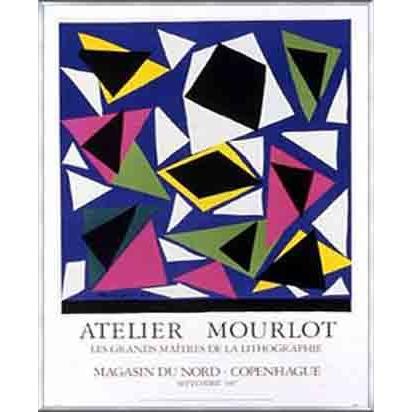 ポスター アート A la rencontre de Matisse（アンリ マティス） 額装品 アルミ製ベーシックフレーム｜aziz