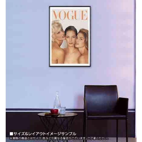 額装品/June 1991 (Vogue cover)（ヴォーグ） ポスター アート June 1991 (Vogue cover)（ヴォーグ） 額装品 アルミ