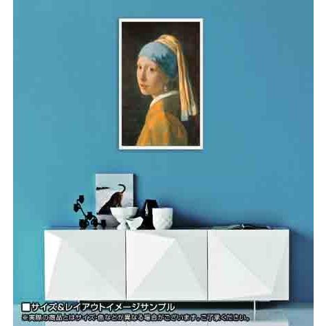 ポスター アート 真珠の耳飾りの少女（ヨハネス フェルメール） 額装品