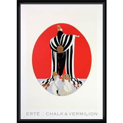 ポスター アート Glamour 1997（エルテ ロマン ド ディルトフ） 額装品 ウッドハイグレードフレーム