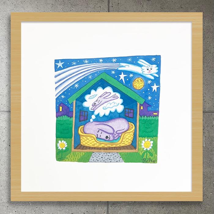 額装済/サンダーバニー 限定150枚/ロドニー グリーンブラット 額装済/サンダーバニー flying Dream 限定150枚 サイン/ナンバリング