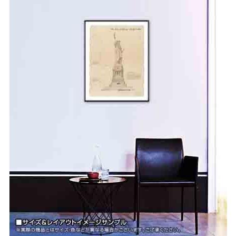 ポスター アート 自由の女神、ニューヨーク（イヴ ポワンソ） 額装品 