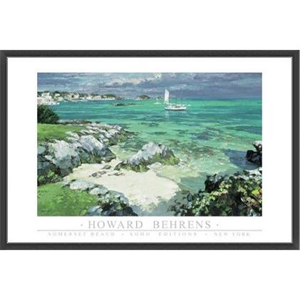 Somerset Beach（ハワード バーレンズ） 額装品 ウッドベーシックフレーム