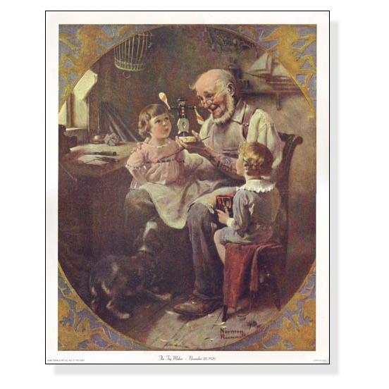 額装品/The Toy Maker/ノーマン ロックウェル/ポスター : azポスター