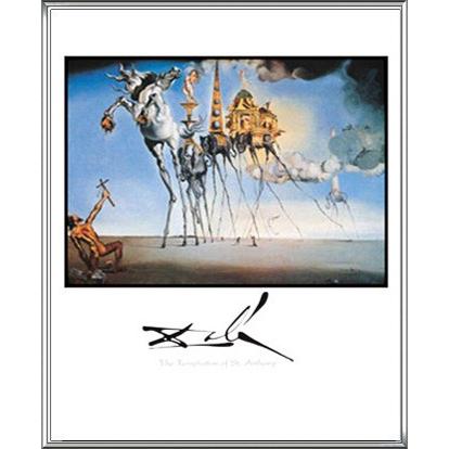 The Temptation of St. Anthony（サルバドール ダリ） 額装品 アルミ製