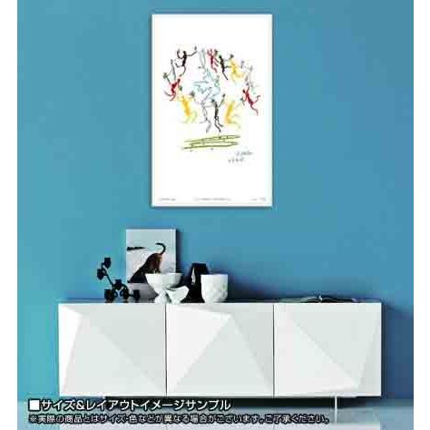 額装品/ダンス/パブロ ピカソ/ポスター/アート/インテリア ポスター アート ダンス（パブロ ピカソ） 額装品 アルミ製ベーシック