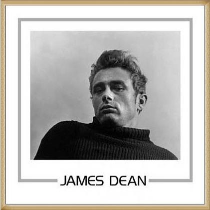 ポスター アート ジェームス ディーン（ロイ シャット） 額装品 ウッド