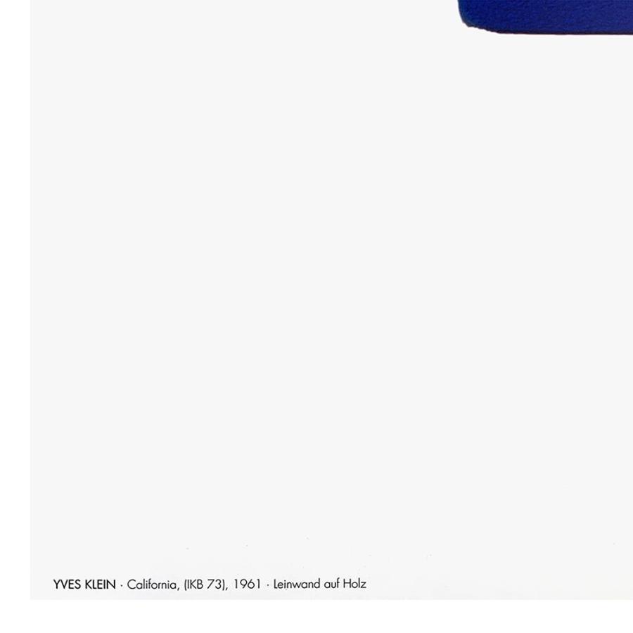額装品/California IKB 73 1961/イヴ クライン/ポスター/アート