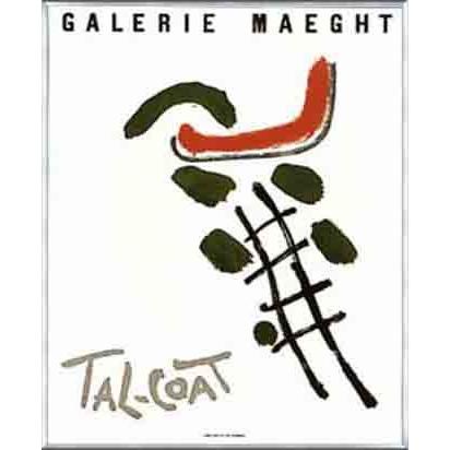 ポスター アート 1959 - Maeght（ピエール タルコート） 額装品 アルミ製ベーシックフレーム