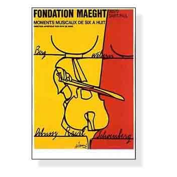 ポスター アート モマン ミュジコ（ヴァレリオ・アダミ） 額装品