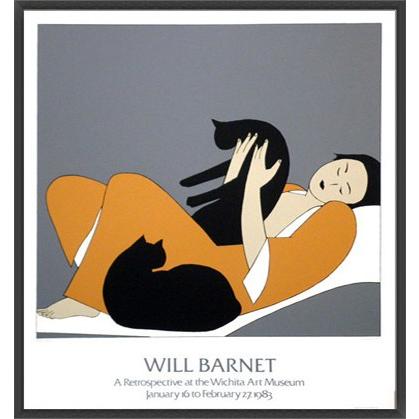 CAT 1983（ウィル バーネット） 額装品 ウッドベーシックフレーム