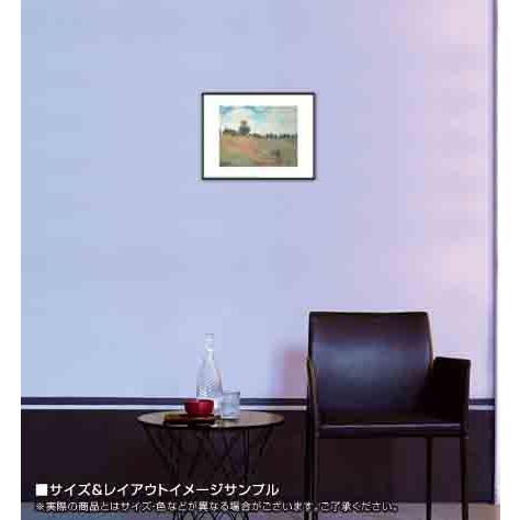 アルジャントゥイユのひなげし（クロード モネ） 額装品 アルミ製ハイグレードフレーム_1