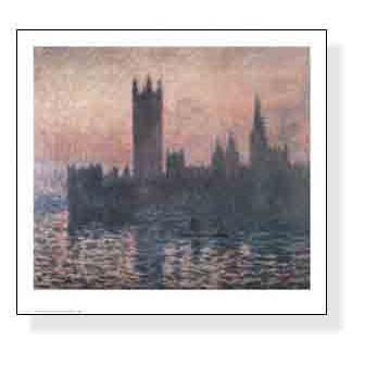 ポスター アート ロンドンの国会議事堂 日没 1903 その他画材 アート用品 Sarahbiscaio Com