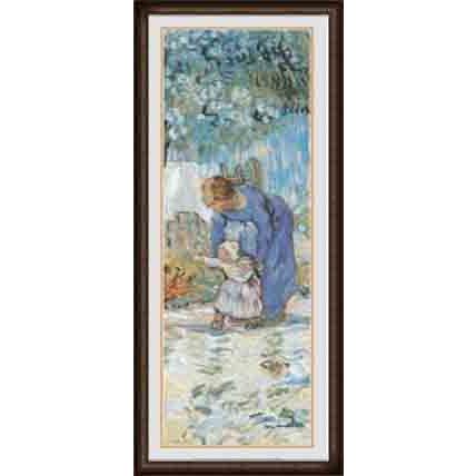 額装品/歩きはじめ、ミレーに拠る/Detail/ゴッホ/ポスター/インテリア 歩きはじめ、ミレーに拠る (Detail)（フィンセント ファン ゴッホ