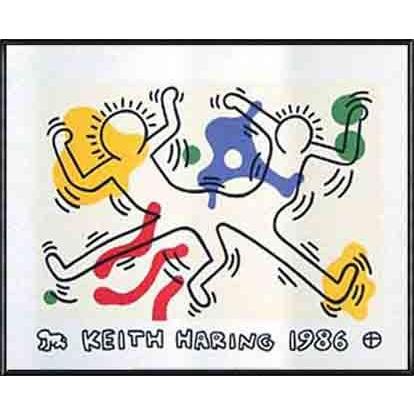 額装済⁄Untitled No6⁄キース ヘリング⁄インテリア⁄ポスター⁄アート