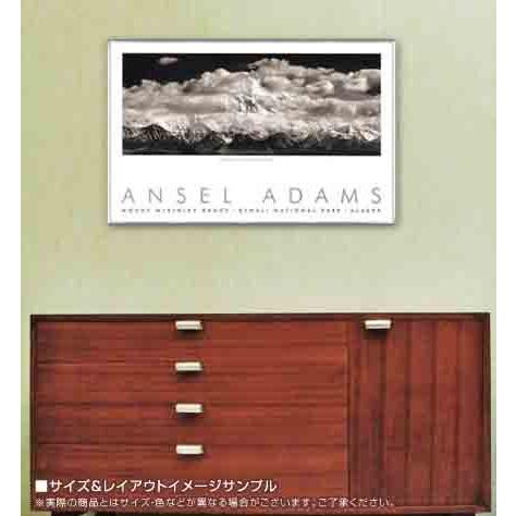 ポスター アート Mt. McKinley Range (エンボスマーク入)（アンセル
