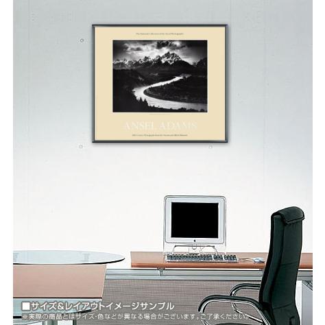 アンセルアダムス　額装品 Teton Snake River（アンセル アダムス） 額装品 アルミ製